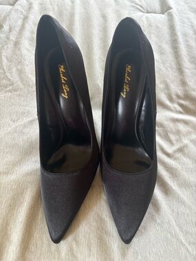 Elegant Black Pointed-Toe Pumps by Exhoto Lizzy
